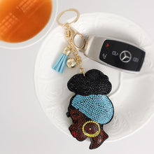 Cargar imagen en el visor de la galería, Aqua Turban Woman Keychain
