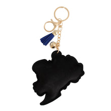 Load image into Gallery viewer, Blue Headband Woman Keychain
