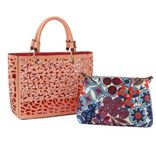 Load image into Gallery viewer, Coral Laser Cut Tote Bag Set
