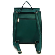 Load image into Gallery viewer, Green Quilted Convertible Backpack
