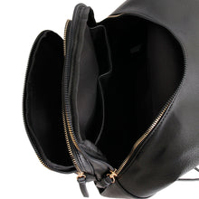 Load image into Gallery viewer, Black Flap Convertible Backpack Bag
