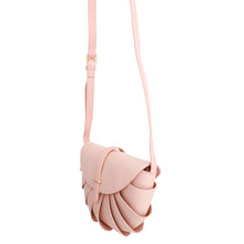 Load image into Gallery viewer, Blush Pleated Semicircle Crossbody
