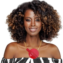 Load image into Gallery viewer, Geometric Red Magnet Necklace
