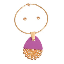 Cargar imagen en el visor de la galería, Purple Teardrop Burst Necklace
