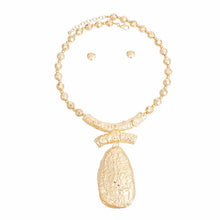 Load image into Gallery viewer, Pendant Necklace Bead Gold Teardrop Set for Women
