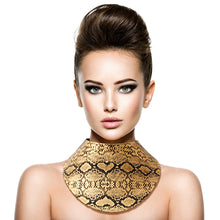 Load image into Gallery viewer, Snake Print Collar Choker Set
