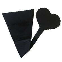 Cargar imagen en el visor de la galería, Panty Black Medium Heart Thong for Women
