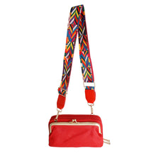 Load image into Gallery viewer, Multi Geometric Red Bag Strap
