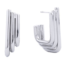 Load image into Gallery viewer, Hoop White Gold Small Stack Hook Earring for Women
