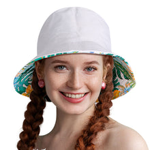Load image into Gallery viewer, Green Tropical Reversible Hat
