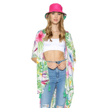 Load image into Gallery viewer, Pink Tropical Reversible Hat
