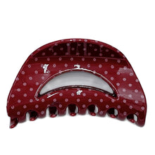 Load image into Gallery viewer, Red Polka Dot Medium Claw Clip
