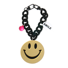 Load image into Gallery viewer, Gold Big Smile Keychain Bag Charm

