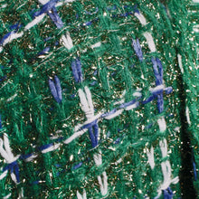 Cargar imagen en el visor de la galería, Vest Plaid Tweed Green Vest for Women
