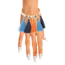 Cargar imagen en el visor de la galería, Various Blue Tassels Bangle
