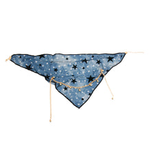 Load image into Gallery viewer, Blue Scarf Choker Necklace
