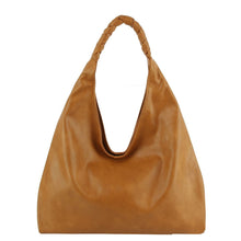 Cargar imagen en el visor de la galería, Brown Braided Hobo Bag
