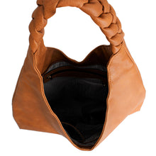 Cargar imagen en el visor de la galería, Brown Braided Hobo Bag
