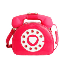 Cargar imagen en el visor de la galería, Fuchsia Rotary Phone AUX Bag
