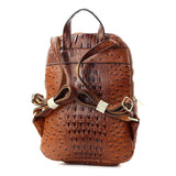 Brown Baseball Hat Shaped Backpack