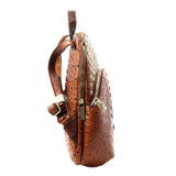 Brown Baseball Hat Shaped Backpack