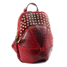 Load image into Gallery viewer, Red Baseball Hat Shaped Backpack
