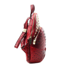 Load image into Gallery viewer, Red Baseball Hat Shaped Backpack
