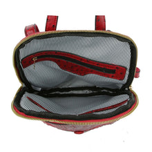 Load image into Gallery viewer, Red Baseball Hat Shaped Backpack
