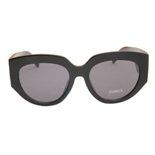 Cargar imagen en el visor de la galería, Celine Style Black Cat Eye Wide Arm Sunglasses
