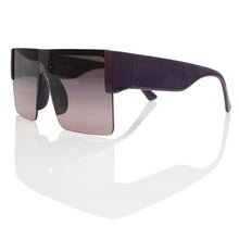 Load image into Gallery viewer, Sunglasses Square Purple Flat Top Eyewear Women
