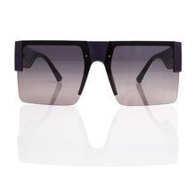 Load image into Gallery viewer, Sunglasses Square Purple Flat Top Eyewear Women
