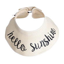 Load image into Gallery viewer, Hello Sunshine Beach Visor Hat
