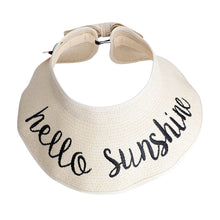 Cargar imagen en el visor de la galería, Hello Sunshine Beach Visor Hat
