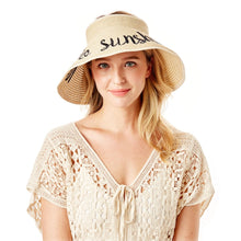 Cargar imagen en el visor de la galería, Hello Sunshine Beach Visor Hat
