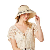 Hello Sunshine Beach Visor Hat