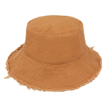 Load image into Gallery viewer, Earthy Brown Wired Brim Bucket Hat
