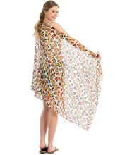 Load image into Gallery viewer, Beige Leopard Lightweight Scarf
