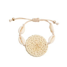 Load image into Gallery viewer, Natural Woven Shell Bracelet
