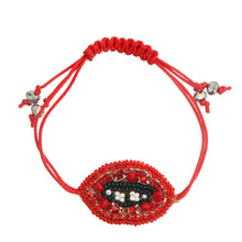 Load image into Gallery viewer, Red Lips Friendship Bracelet

