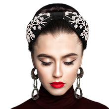 Load image into Gallery viewer, White Bead Embellished Headband
