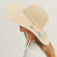 Load image into Gallery viewer, JUST CHILL OUT Beige Floppy Hat

