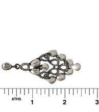 Load image into Gallery viewer, Metal with Stone Drop Earrings
