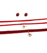 Load image into Gallery viewer, Evil Eye Layered Choker
