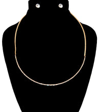 Load image into Gallery viewer, Stoned Simple Necklace Set

