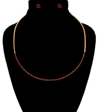 Load image into Gallery viewer, Stoned Simple Necklace Set
