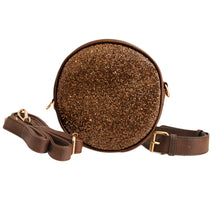 Cargar imagen en el visor de la galería, Bronze Glitter Circle Crossbody Fanny
