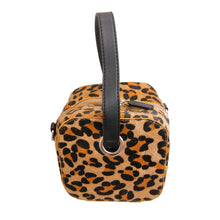 Load image into Gallery viewer, Leopard Fur Cube Handbag

