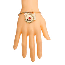 Load image into Gallery viewer, Burnished Gold Dog Charm Bracelet
