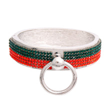 Load image into Gallery viewer, Designer Style Silver Door Knocker Bracelet
