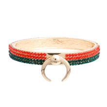 Load image into Gallery viewer, Designer Style Gold Eclipse Bracelet
